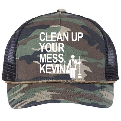 Clean Up Your Mess Kevin Retro Rope Trucker Hat Cap