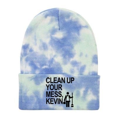 Clean Up Your Mess Kevin Tie Dye 12in Knit Beanie