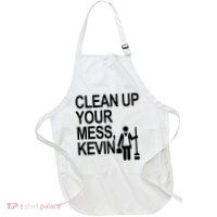 Clean Up Your Mess Kevin Full-Length Apron With Pockets