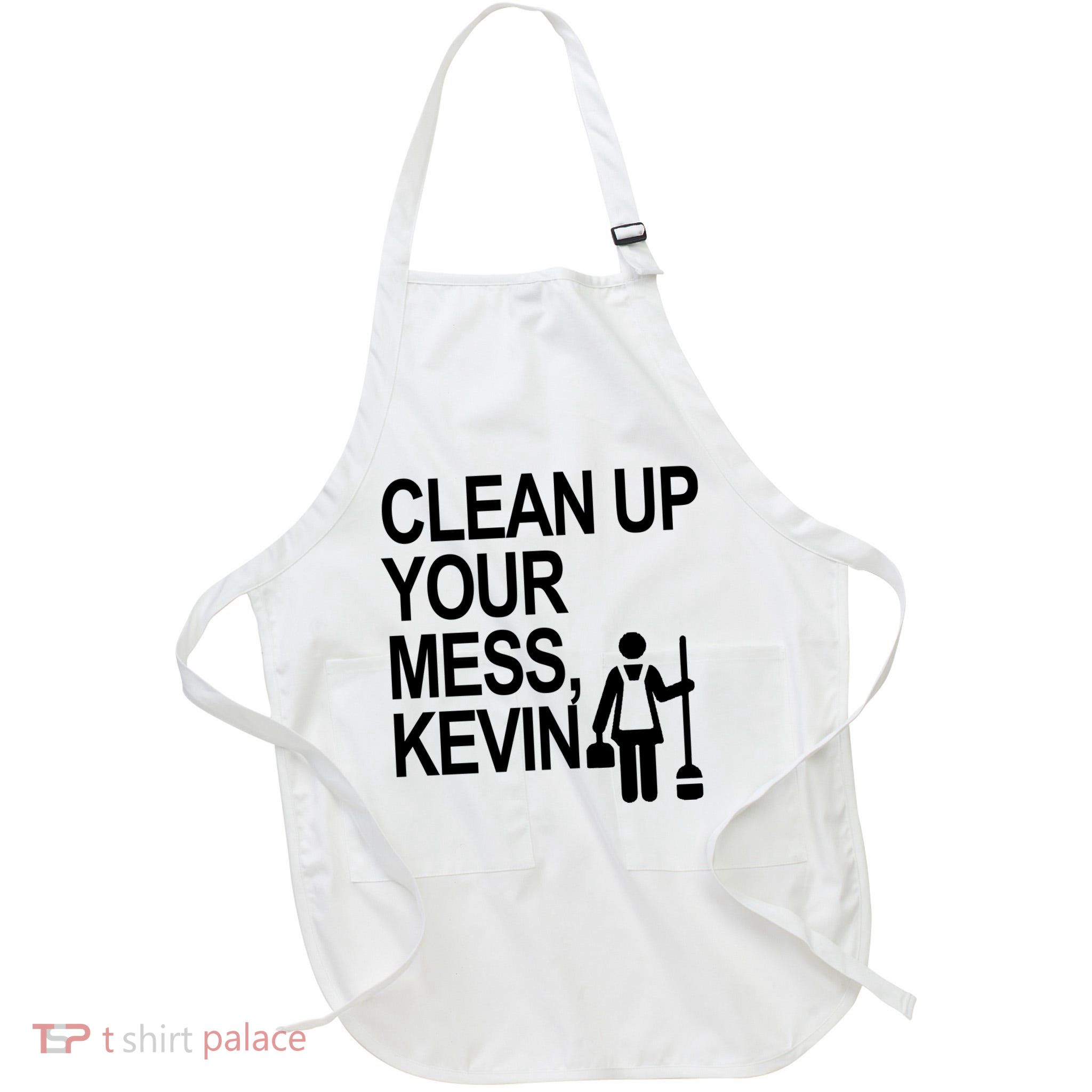 Clean Up Your Mess Kevin Full-Length Apron With Pockets
