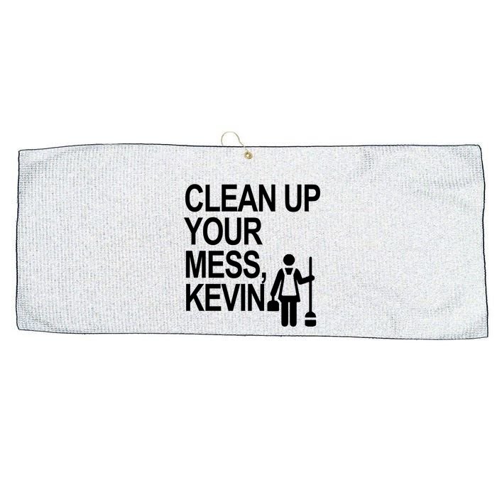 Clean Up Your Mess Kevin Large Microfiber Waffle Golf Towel