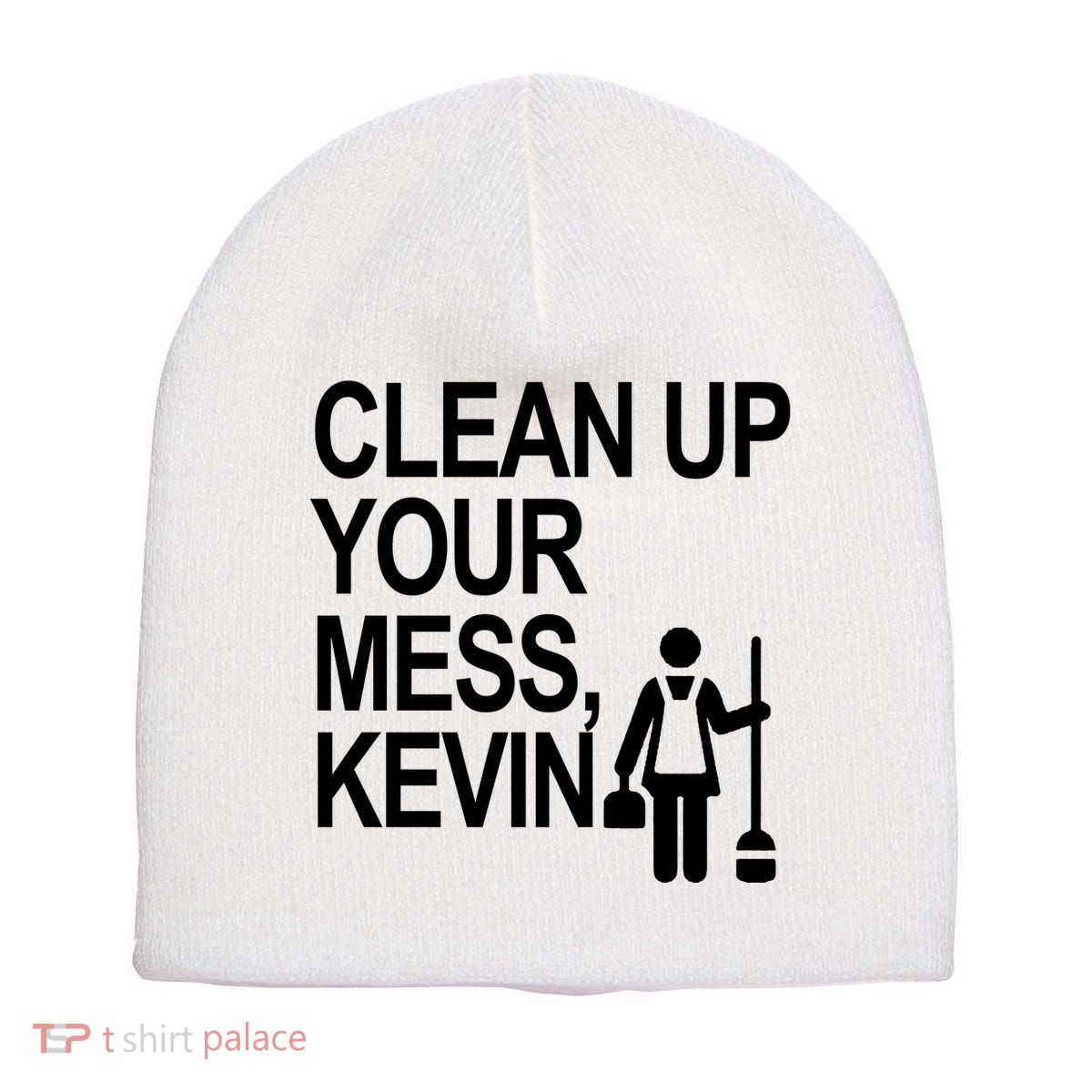 Clean Up Your Mess Kevin Short Acrylic Beanie