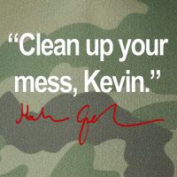 Clean Up Your Mess Kevin Political Legacy Tie Dye Trucker Hat