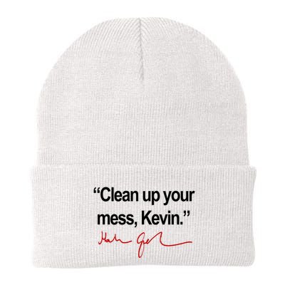 Clean Up Your Mess Kevin Political Beanie