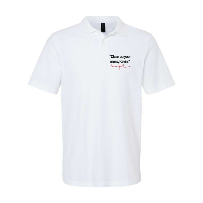 Clean Up Your Mess Kevin Political Polo
