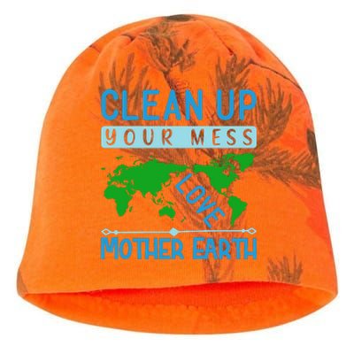 Clean Up Your Mess Love Mother Earth Kati - Camo Knit Beanie