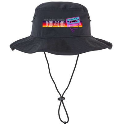Classic & Vintage 1948 Funny Nostalgic Cassette Music Lover Bucket Hat