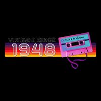 Classic & Vintage 1948 Funny Nostalgic Cassette Music Lover Bucket Hat