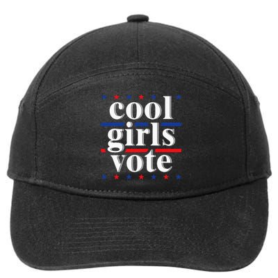 Cool Vote 2024 Voter Us Election Political Apparel 7-Panel Snapback Hat