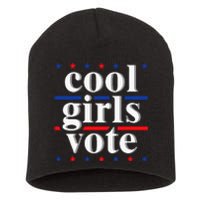 Cool Vote 2024 Voter Us Election Political Apparel Short Acrylic Beanie