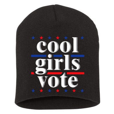 Cool Vote 2024 Voter Us Election Political Apparel Short Acrylic Beanie