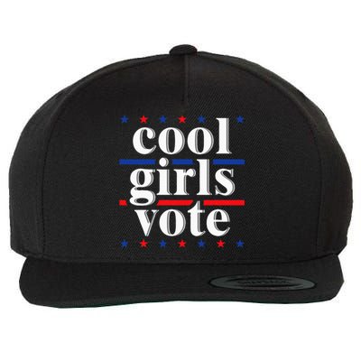 Cool Vote 2024 Voter Us Election Political Apparel Wool Snapback Cap