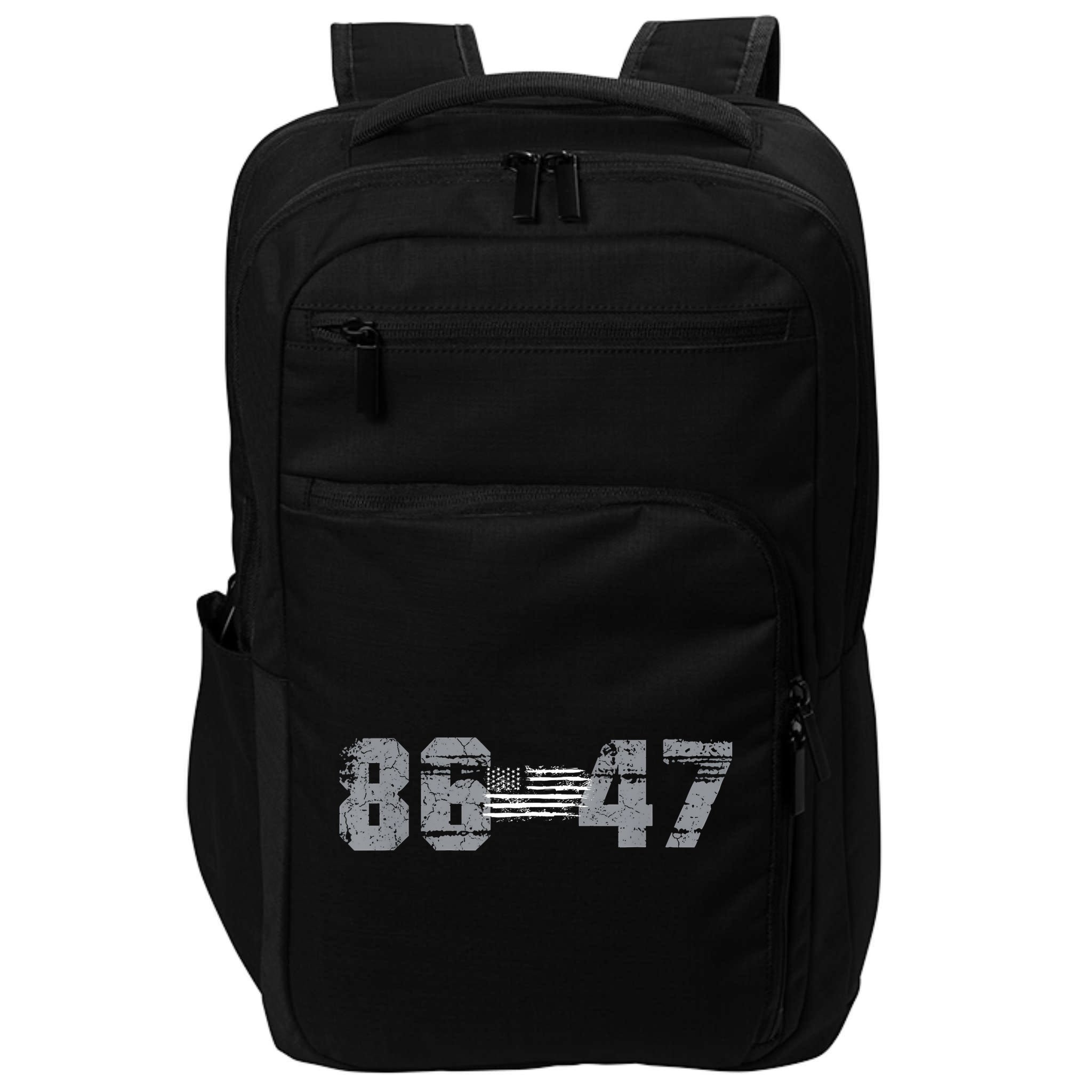 Classic Vintage 80s Style 86 47 Anti Trump 8647 Impact Tech Backpack
