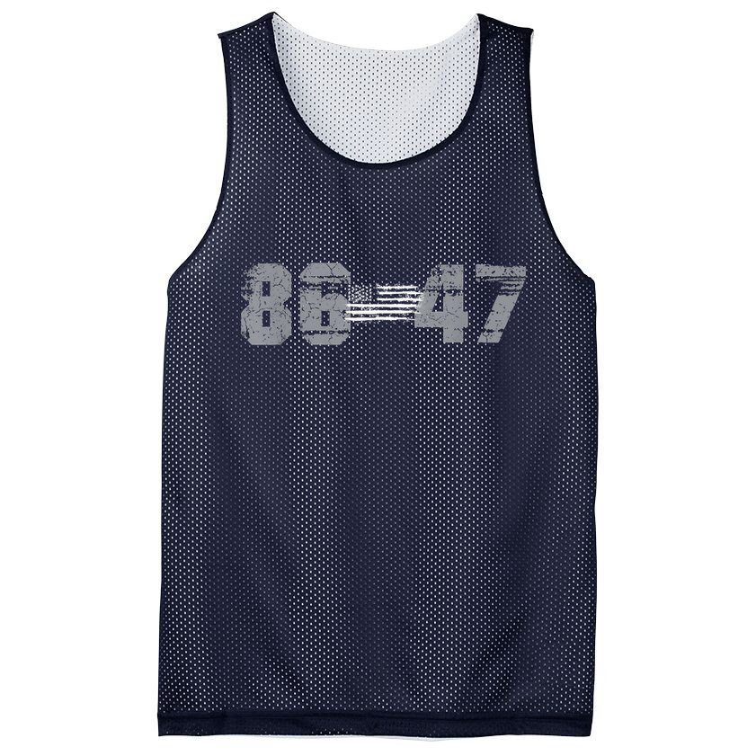 Classic Vintage 80s Style 86 47 Anti Trump 8647 Mesh Reversible Basketball Jersey Tank