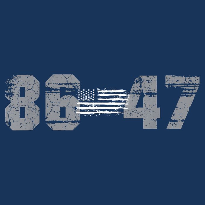 Classic Vintage 80s Style 86 47 Anti Trump 8647 Kids T-Shirt