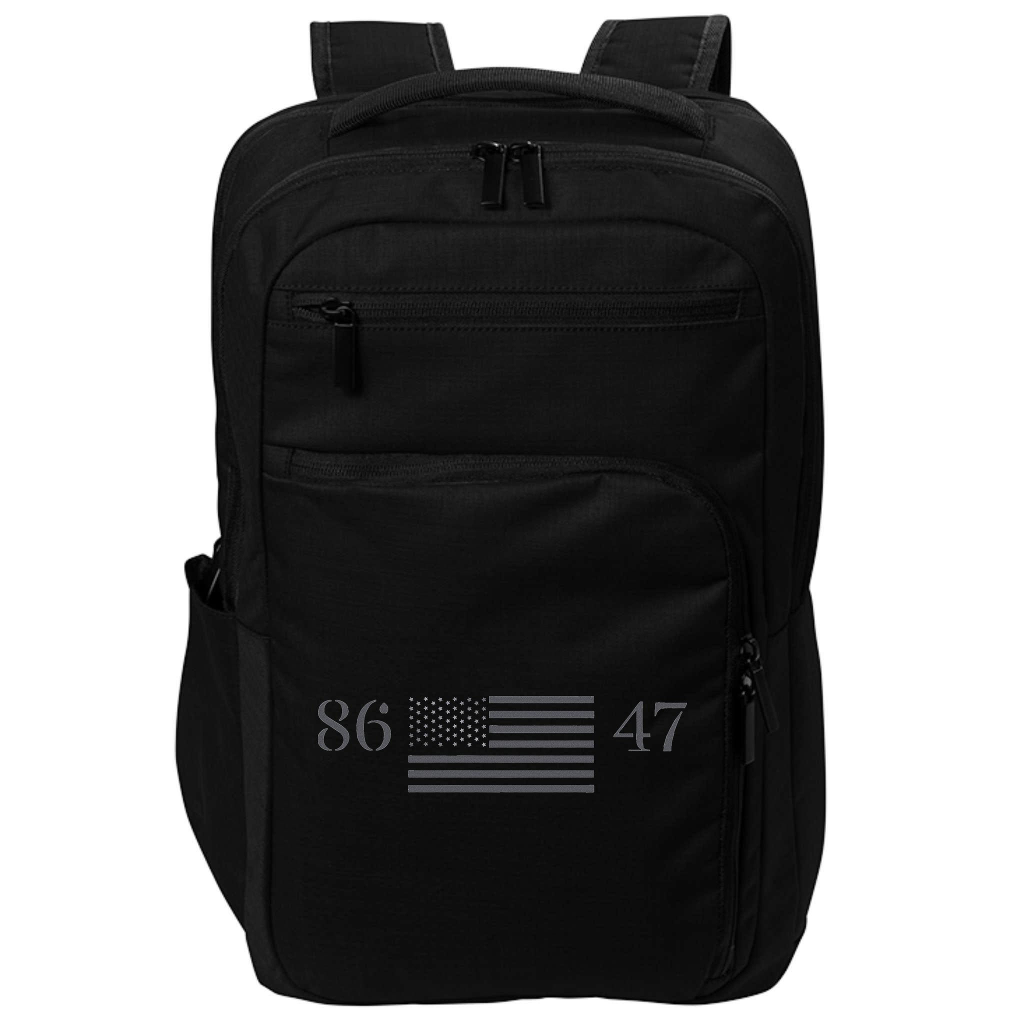 Classic Vintage 80s Style 86 47 Anti Trump 8647 Impact Tech Backpack