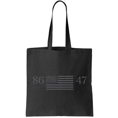 Classic Vintage 80s Style 86 47 Anti Trump 8647 Bag