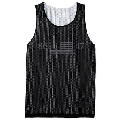 Classic Vintage 80s Style 86 47 Anti Trump 8647 Mesh Reversible Basketball Jersey Tank