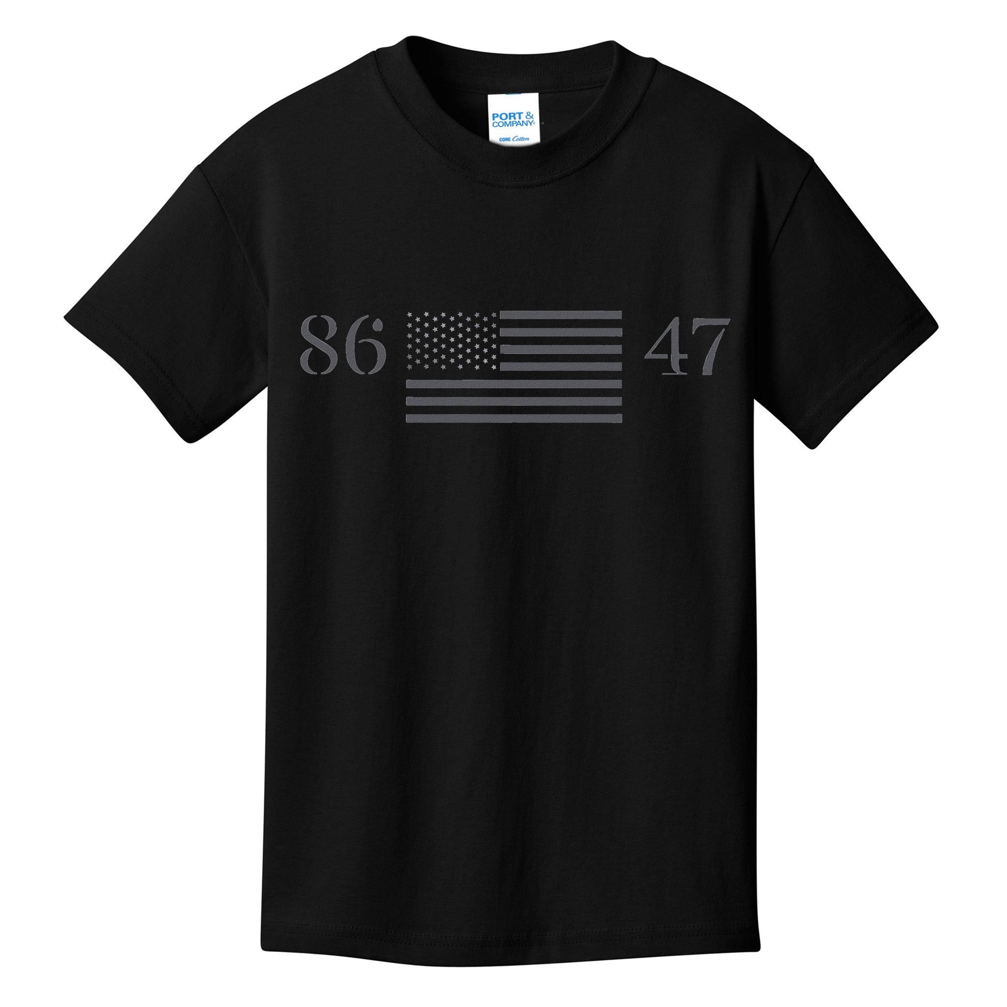 Classic Vintage 80s Style 86 47 Anti Trump 8647 Kids T-Shirt