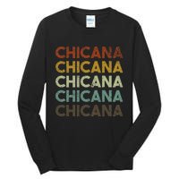 Chicana Vintage 80s Style Latina Pride Tall Long Sleeve T-Shirt