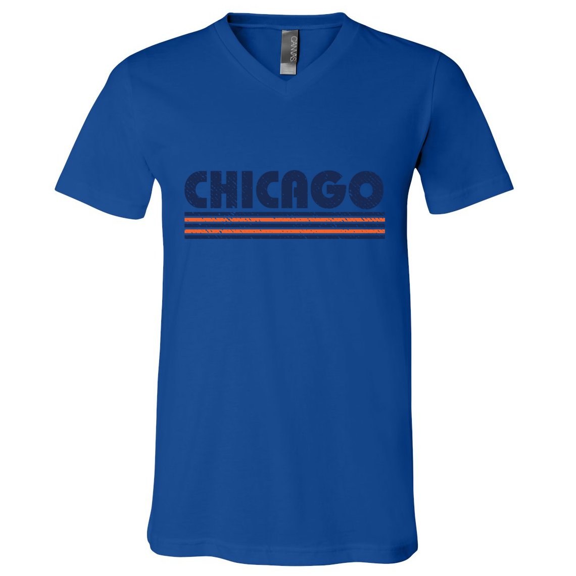 Chicago Vintage 80s Retro Style Funny Gift V-Neck T-Shirt