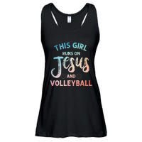 Christian Volleyball Art Volleyball Player Ladies Essential Flowy Tank