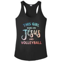 Christian Volleyball Art Volleyball Player Ladies PosiCharge Competitor Racerback Tank