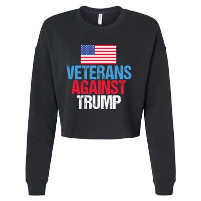 Cookncolorado Veterans Against Trump Cropped Pullover Crew