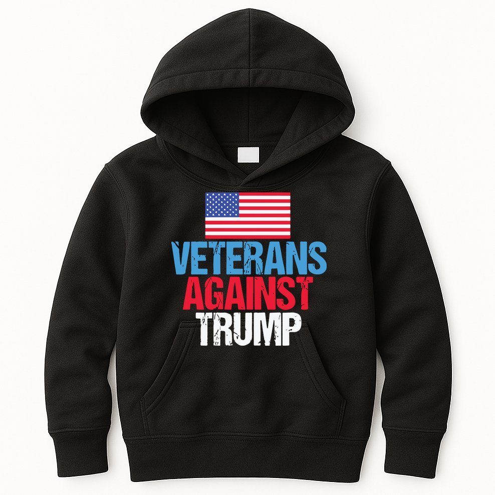 Cookncolorado Veterans Against Trump Kids Hoodie