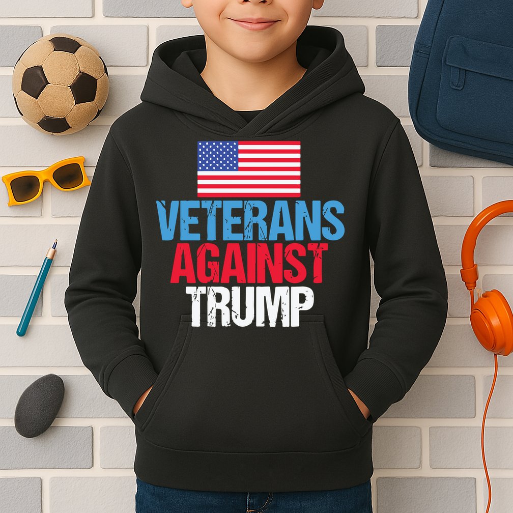Cookncolorado Veterans Against Trump Kids Hoodie