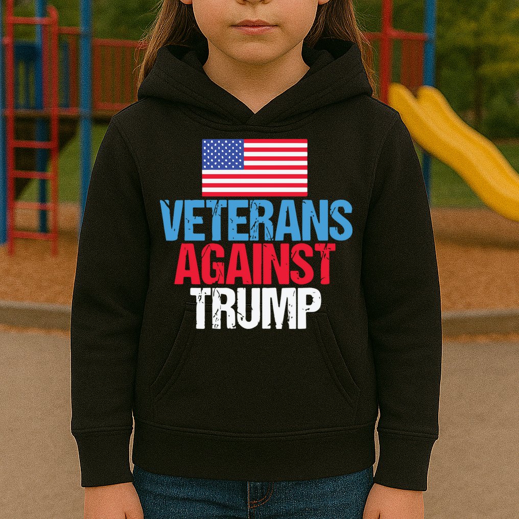 Cookncolorado Veterans Against Trump Kids Hoodie