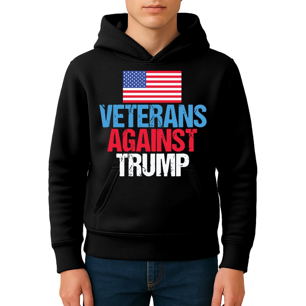 Cookncolorado Veterans Against Trump Kids Hoodie