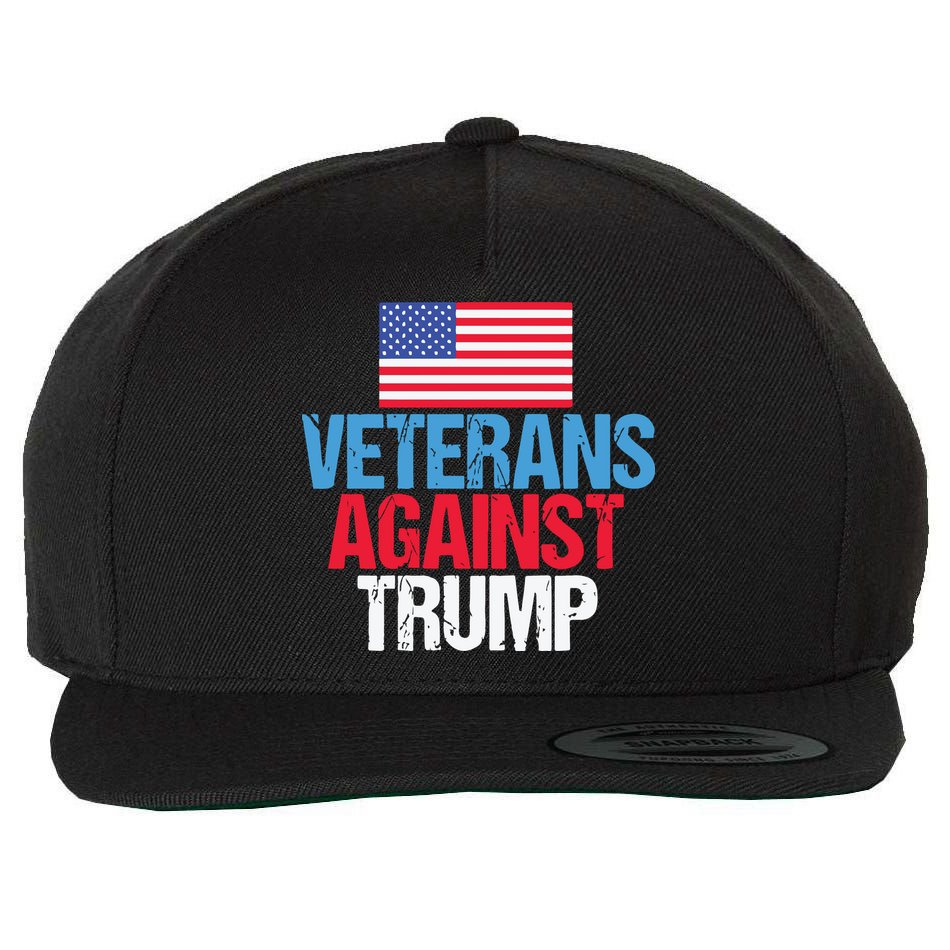 Cookncolorado Veterans Against Trump Wool Snapback Cap