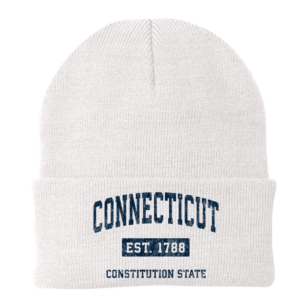 Connecticut Vintage Athletic Sports Beanie