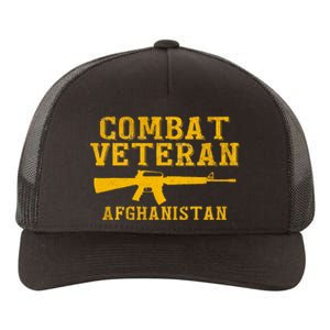 Combat Veteran Afghanistan Veteran Military Yupoong Adult 5-Panel Trucker Hat