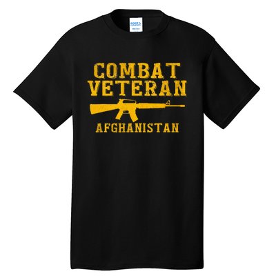 Combat Veteran Afghanistan Veteran Military Tall T-Shirt