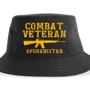 Combat Veteran Afghanistan Veteran Military Sustainable Bucket Hat