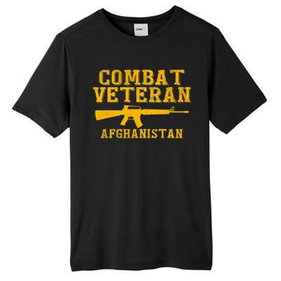 Combat Veteran Afghanistan Veteran Military Tall Fusion ChromaSoft Performance T-Shirt