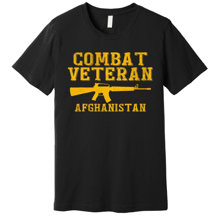 Combat Veteran Afghanistan Veteran Military Premium T-Shirt