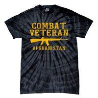 Combat Veteran Afghanistan Veteran Military Tie-Dye T-Shirt