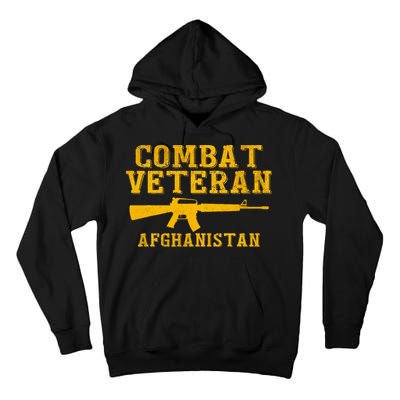 Combat Veteran Afghanistan Veteran Military Tall Hoodie