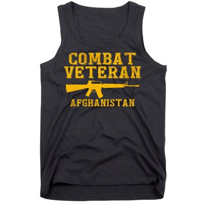 Combat Veteran Afghanistan Veteran Military Tank Top