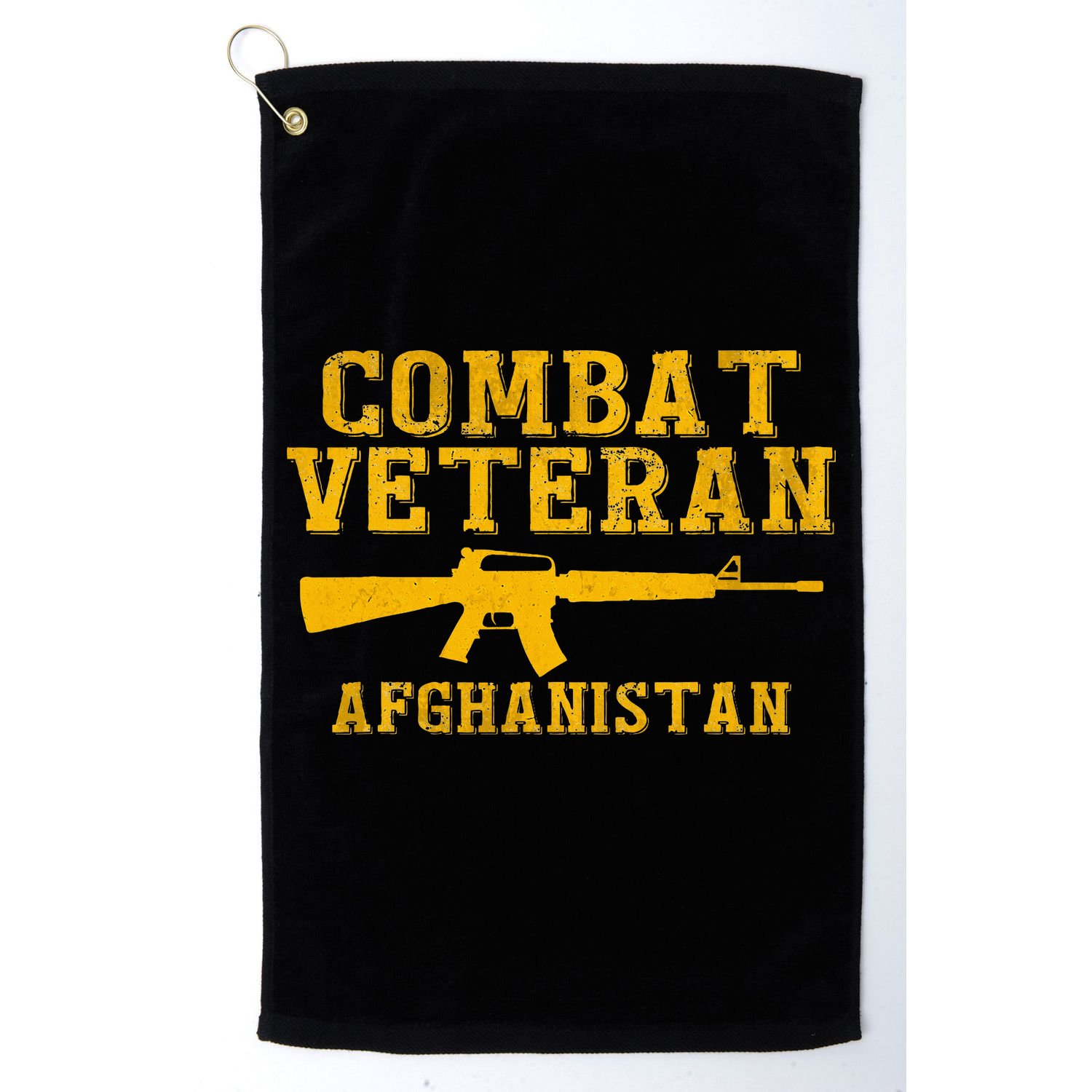 Combat Veteran Afghanistan Veteran Military Golf Towel