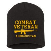 Combat Veteran Afghanistan Veteran Military Short Acrylic Beanie