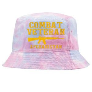 Combat Veteran Afghanistan Veteran Military Tie-Dyed Bucket Hat