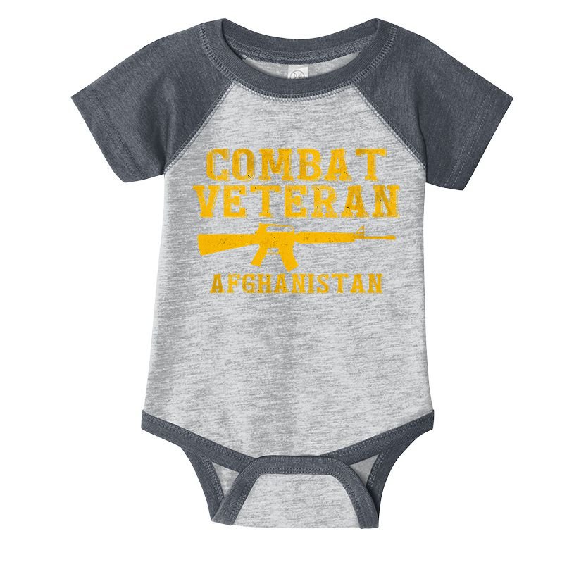 Combat Veteran Afghanistan Veteran Military Infant Baby Jersey Bodysuit