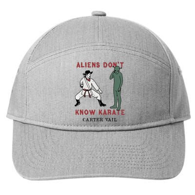 Carter Vail Aliens Dont Know Karate 7-Panel Snapback Hat