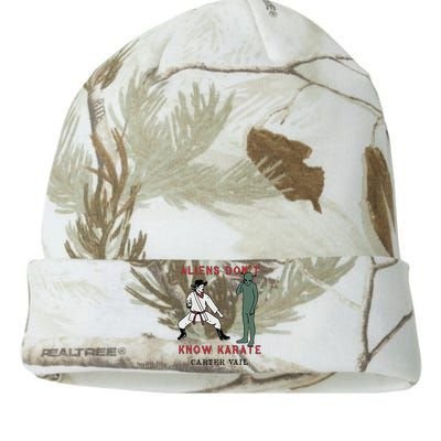 Carter Vail Aliens Dont Know Karate Kati Licensed 12" Camo Beanie