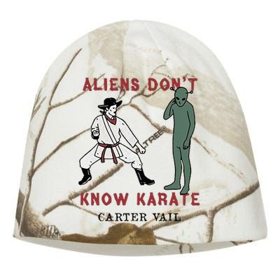 Carter Vail Aliens Dont Know Karate Kati - Camo Knit Beanie