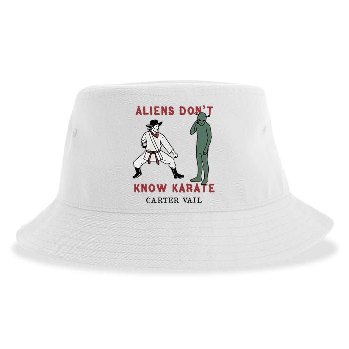 Carter Vail Aliens Dont Know Karate Sustainable Bucket Hat